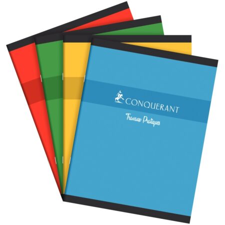 Petit cahier de travaux pratiques piqûre 48 pages format 17 x 22 cm