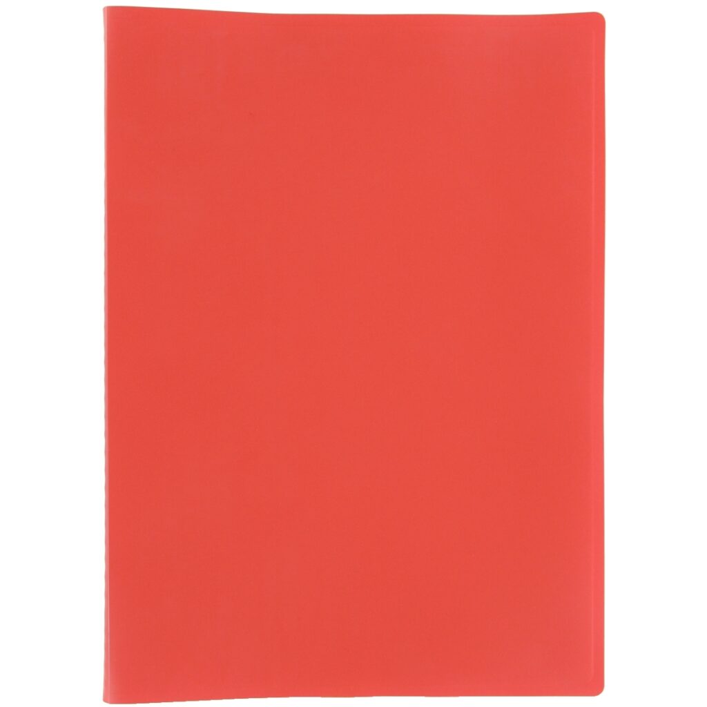 Porte-vues Protège documents : 80 vues - 40 volets : rouge