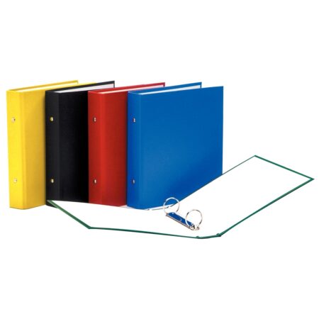 Petit classeur 17x22 – 2 anneaux – couleurs assorties