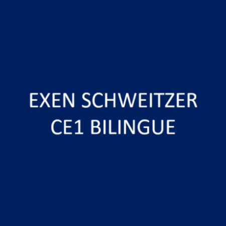 EXEN SCHWEITZER CE1 BILINGUE 2026/27