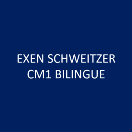 EXEN SCHWEITZER CM1 BILINGUE 2026/27
