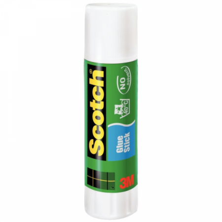 Bâton de colle Scotch 21G, colle blanche