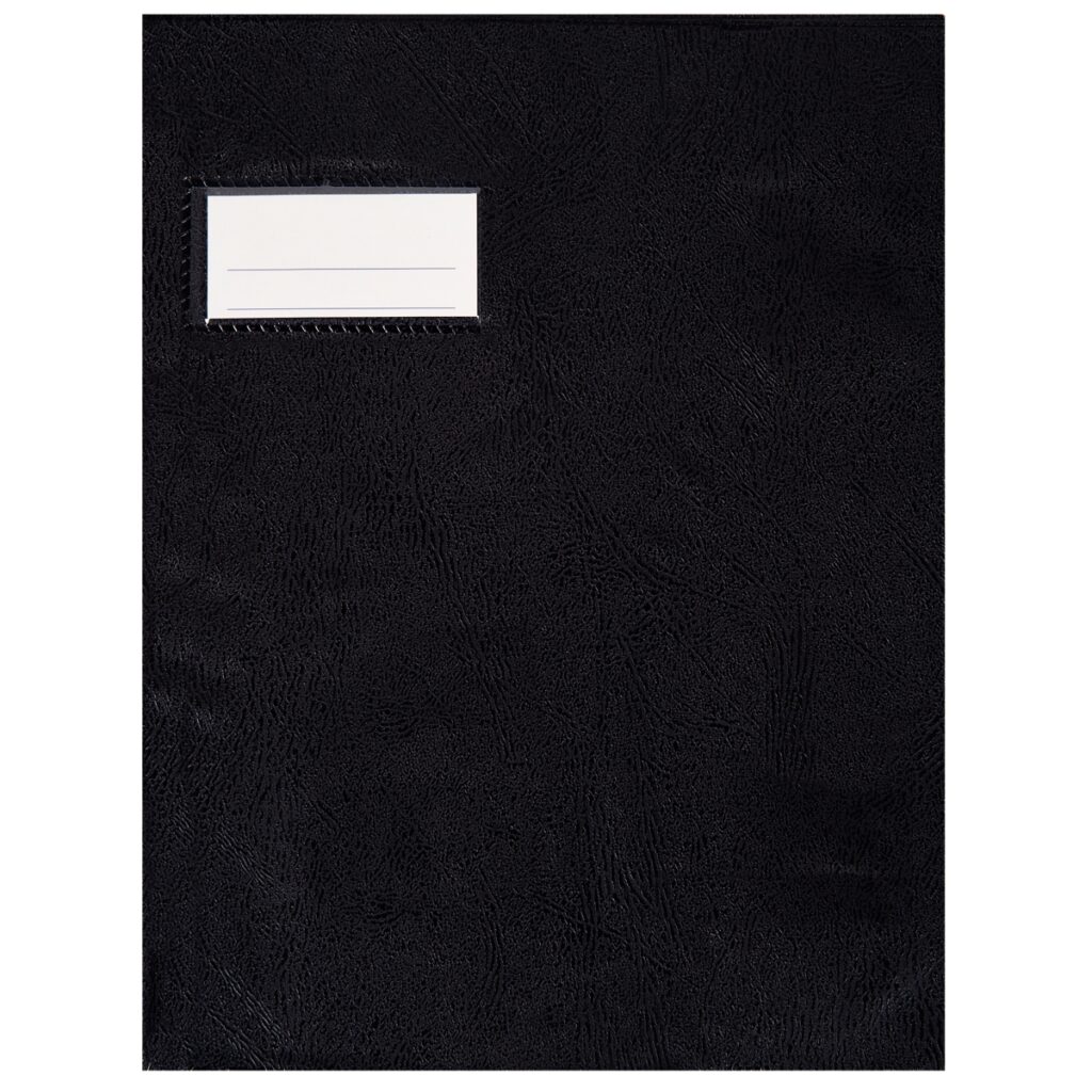 Petit protège-cahier 21/100 – 17x22 : noir