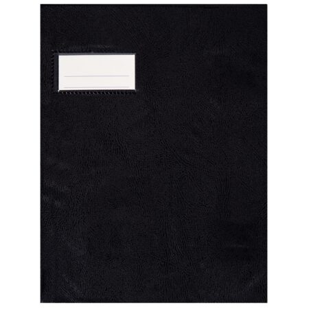 Petit protège-cahier 21/100 – 17x22 : noir