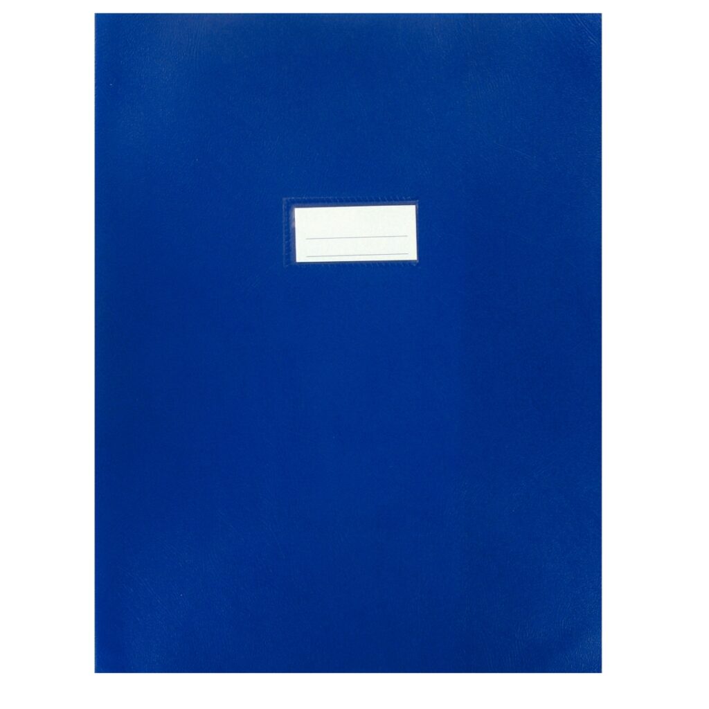 Grand protège cahier-24x32 – bleu