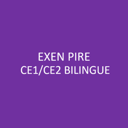 EXEN-PIRE-CE1/CE2-BILINGUE