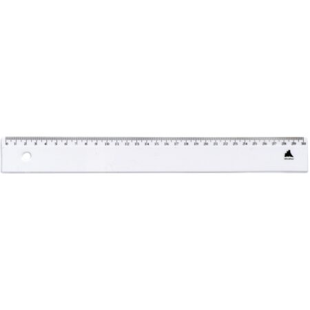 Règle plate cristal 30 cm