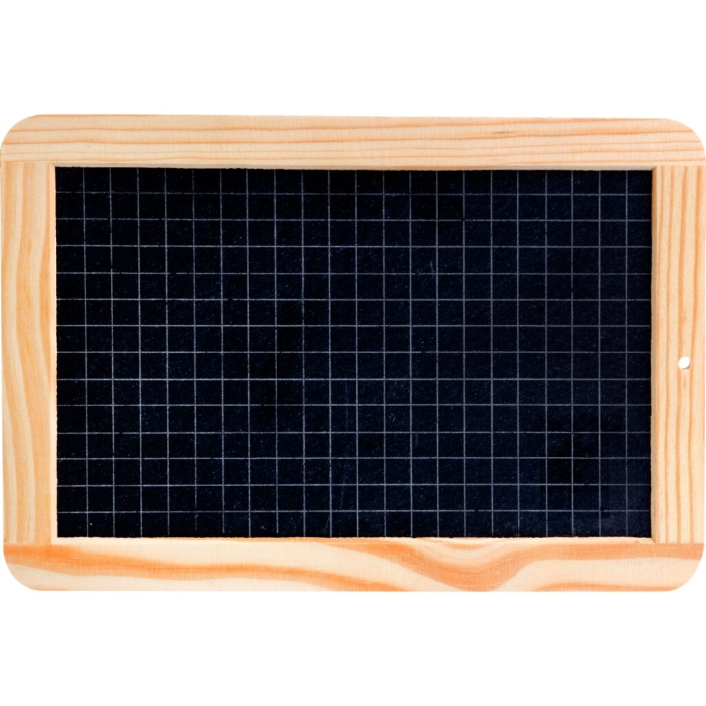 Ardoise naturelle cadre en pin 18x26cm