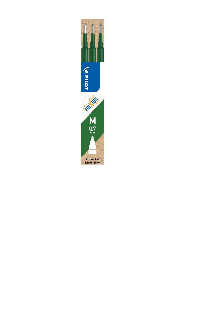 Recharges stylo Frixion vert - lot de 3